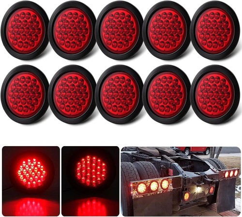 10pc round inch led - 4"inch, 24-led